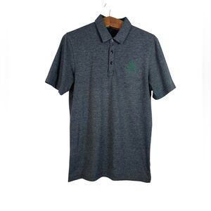 Travis Mathew Gray Spanish Hills Club Golf Polo Shirt Short Sleeve Size M